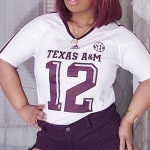 Texas a&m Adidas football Jersey size m